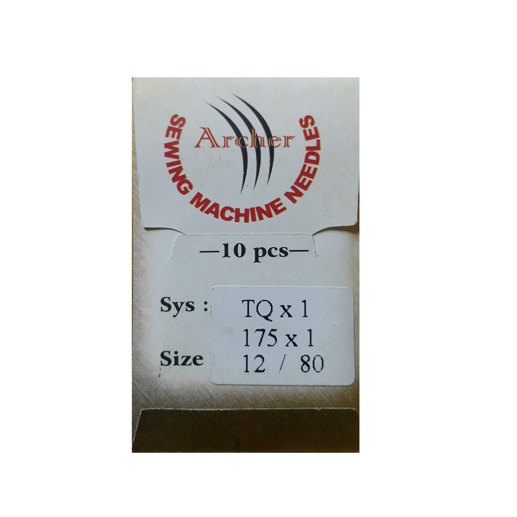 Archer TQX1 Düğme Makine İğnesi Kısa 12 Numara