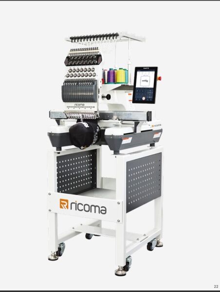 NAKIŞ Ricoma STM-1501-10S Tek Kafa 15 İğne Nakış Makinesi 1350DEVİR