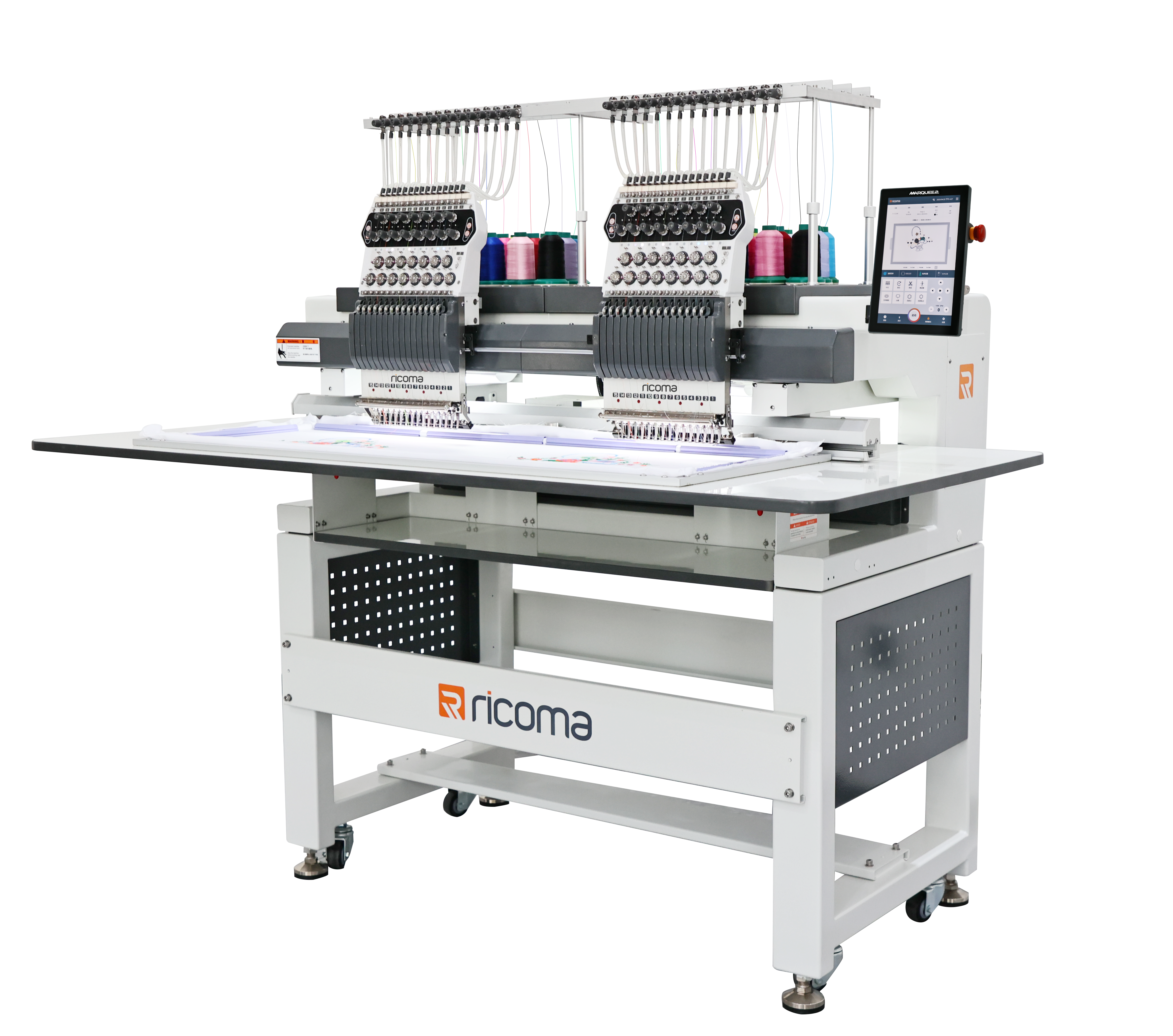 NAKIŞ Ricoma STM-1502-10S İki Kafa 15İğne Nakış Makinesi 1350 DEVİR