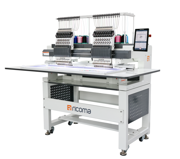NAKIŞ Ricoma STM-1502-10S İki Kafa 15İğne Nakış Makinesi 1350 DEVİR