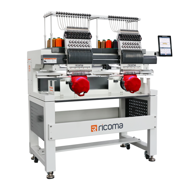 NAKIŞ Ricoma STM-1502-10S İki Kafa 15İğne Nakış Makinesi 1350 DEVİR