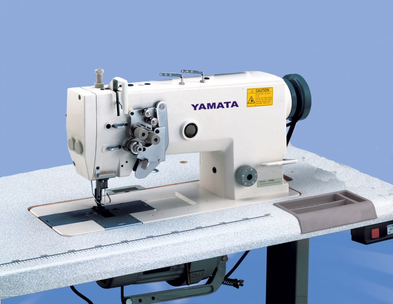Yamata FY875 Çift İğne Büyük Mekik İptalli Dikiş Makinesi