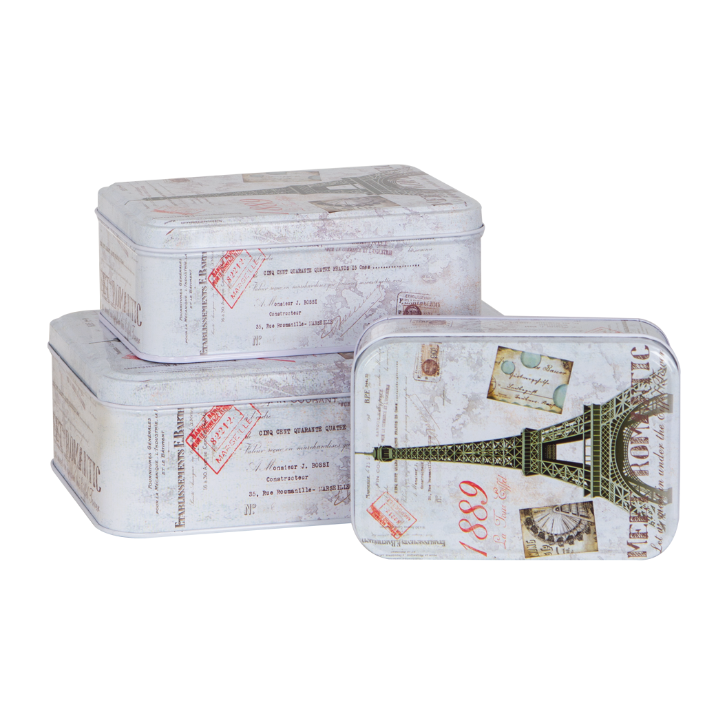 Saklama Kutusu 3 adet (Metal)