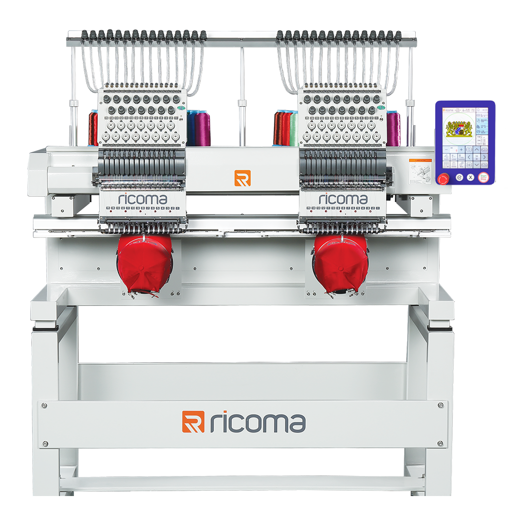 NAKIŞ Ricoma MT-1202-8S İki Kafa 12 İğne Nakış Makinesi