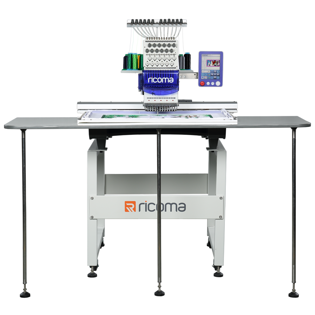 NAKIŞ Ricoma SWD-1201-8S (80Cm X 50Cm İşleme) Tek Kafa 12 İğne Nakış Makinesi