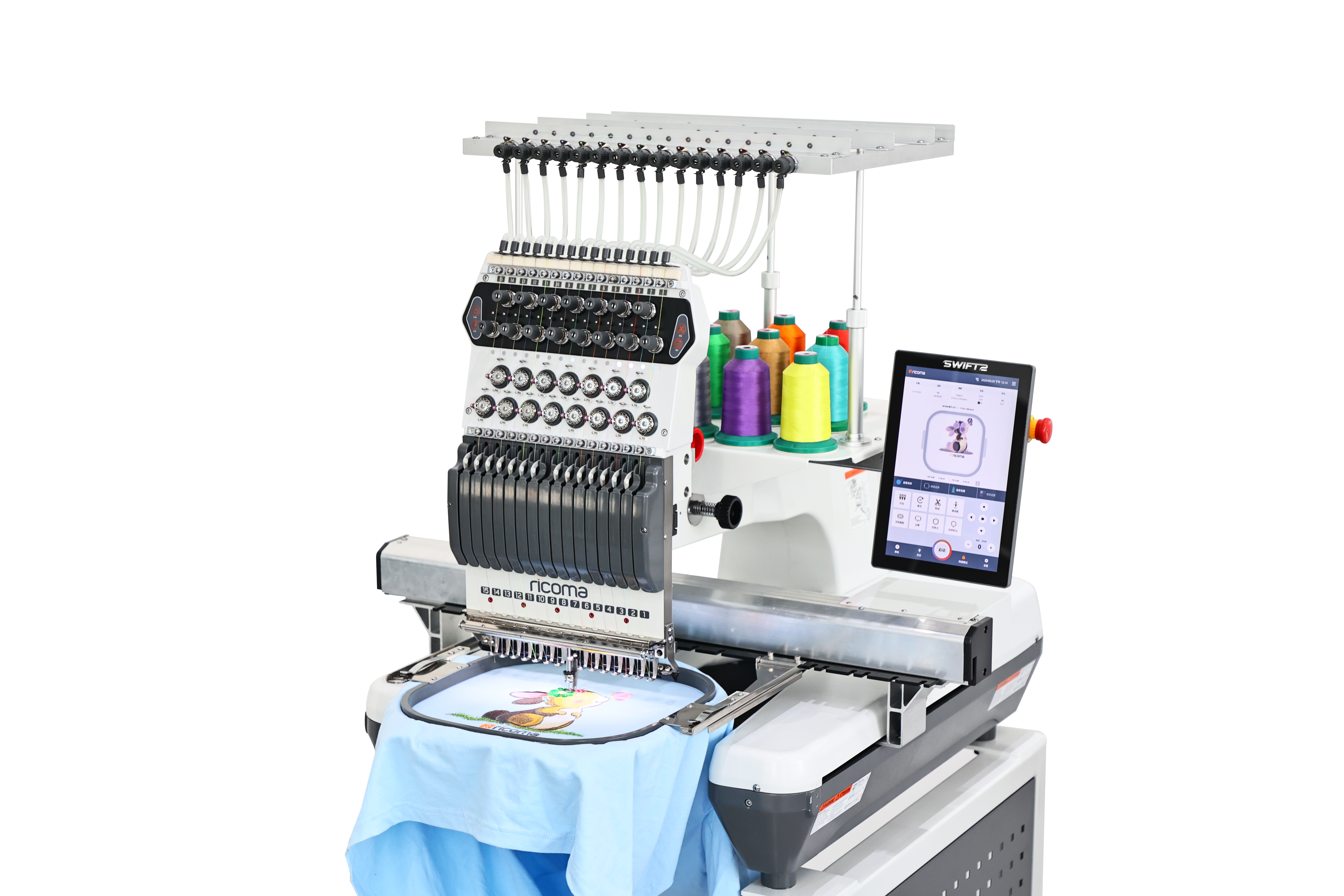 RİCOMA SDP-1501-10S TEK  KAFA 15 İĞNE NAKIŞ  MAKİNESİ 1500 DEVİR
