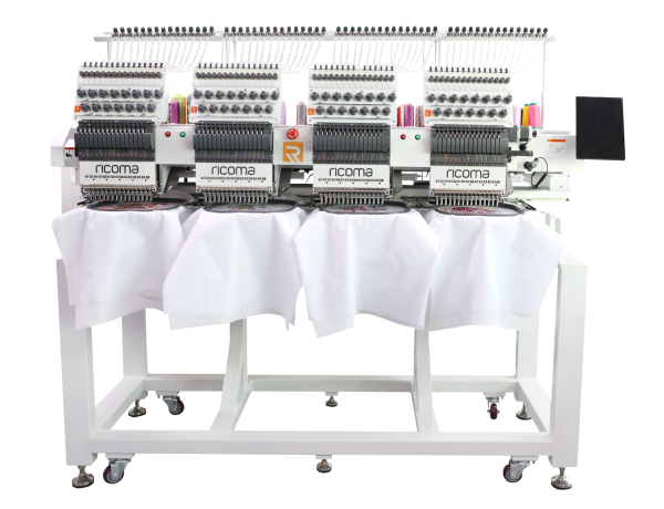 RİCOMA MT-1504 4 Kafa 12 İğne Nakış Makinesi 29Cm X 29Cm İşleme Alanı)