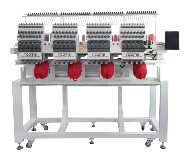 RİCOMA MT-1504 4 Kafa 12 İğne Nakış Makinesi 29Cm X 29Cm İşleme Alanı)