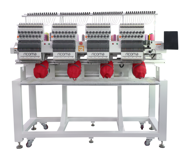 RİCOMA MT-1504 4 Kafa 15 İğne Nakış Makinesi 29Cm X 29Cm İşleme Alanı)