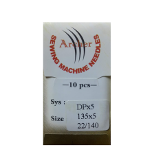 Archer DPx5 Düz Makina İğnesi Kalın Dip 22 Numara